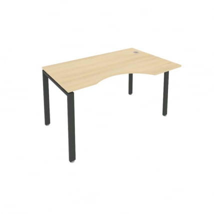 Стол письменный МЕТАЛ СЙСТЕМ Б.СА-2 Пр Акация/Антрацит / METAL SYSTEM_0