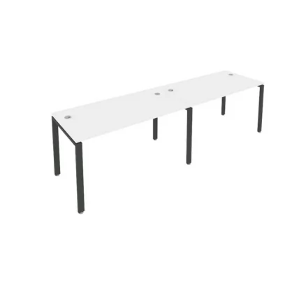 Рабочая станция на 2 раб.места Метал Сйстем Б.СМ-2.3 Белый/Антрацит / Metal System_0