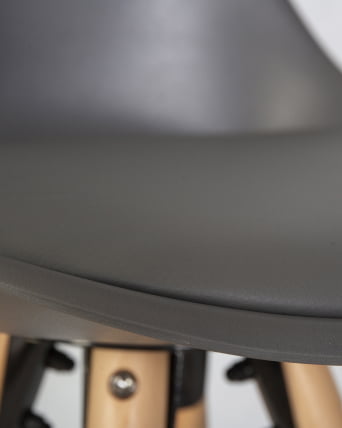 Стул полубарный ДОБРИН РОННИ Темно-серый ГР-04 / DOBRIN RONNI GR-04_8