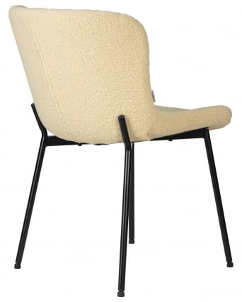 Стул обеденный ДОБРИН МИЛО (черные ножки, кремовый букле (УФ992-02)) / DOBRIN MILO (UF992-02))_3