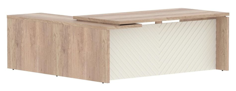 Стол руководителя правый Торр ЛУКС ТЛCТ 2020 Р Дуб Каньон Латте / Torr LUX TLCT R_0