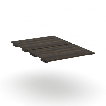 Двойной стол-приставка к двум опорным тумбам/шкафам CОНCЕПТ CН.ДСПР-005 Дуб Мали Черный / CONCEPT CN.DSPR-005_0