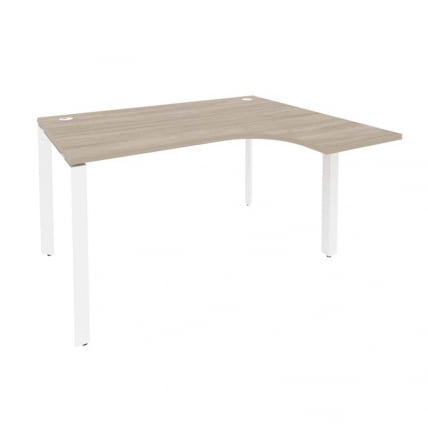 Стол эргономичный правый на П-образном м/к ОНИКС О.МП-СА-3Р Дуб Аттик/Белый / ONIX O.MP-SA-3R_0