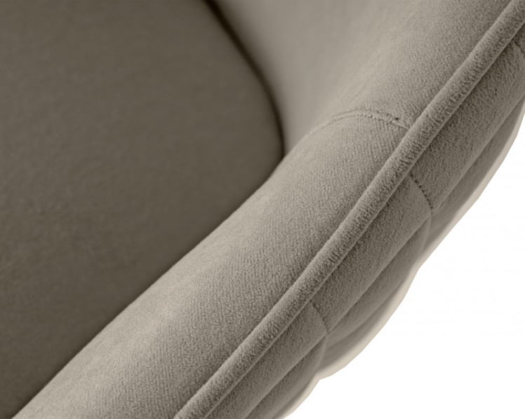 Стул обеденный ДОБРИН СТЕЛЛА (ЭМАЛЬ ЧЕРНЫЙ МУАР велюр Катаниа Кокоа) / DOBRIN STELLA Catania Cocoa)_7