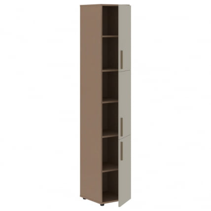 Шкаф-колонка с тремя глухими малыми дверьми (правый) ВЕЛИОН ВХCС 40.8 Р Аметист Кобра / VELION VHCS R_1