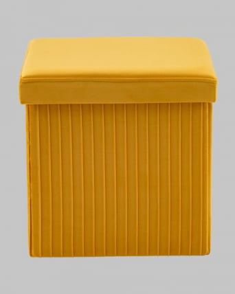 Пуф складной с ящиком Сторе Скуаре желтый / Store Square_1