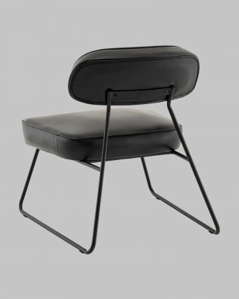 Кресло Кате нев ткань экокожа черный / Kate new_5