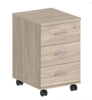 Тумба мобильная с тремя ящиками Сигма СГ.611.ОЛ.ОЛ Дуб светлый / Sigma SG.611.OL.OL_0