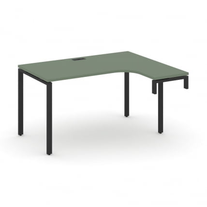 Стол-надставка на опорную тумбу (правый) CОНCЕПТ CН.ОСАН-001(Р) Кобо Черный / CONCEPT CN.OSAN-001(R)_0