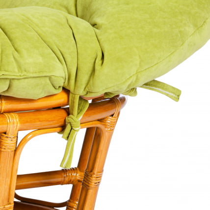 Диван МАМАСАН/МАМАСАН 23/02 В /с подушкой/ подушка 182х119 см, 169х102х80 см, Пекан (орех), флок, олива, 23 / MAMASAN/МАМАСАН W Pecan_10