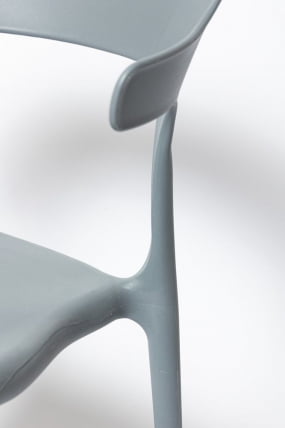 Стул пластиковый Енова Серый / Enova_3