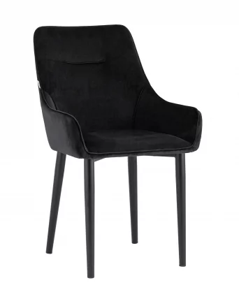 Стул Джоан велюр Черный_0