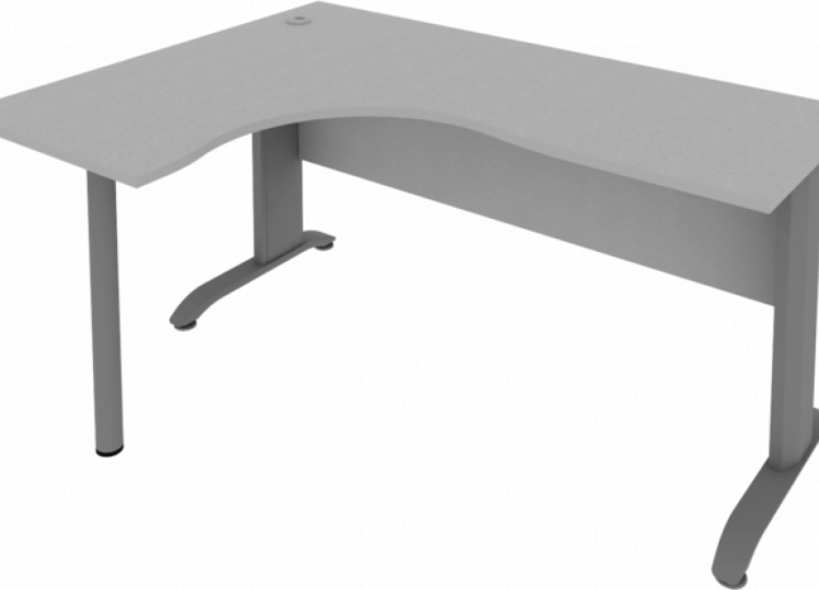 Стол криволинейный левый Рива ПЛ.СА-4 Л Серый / Riva_0