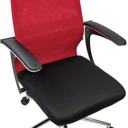 Кресло руководителя БРАБИКС ПРЕМИУМ Ултимате ЕКС-801 хром Черное/красное / BRABIX PREMIUM Ultimate EX-801_7