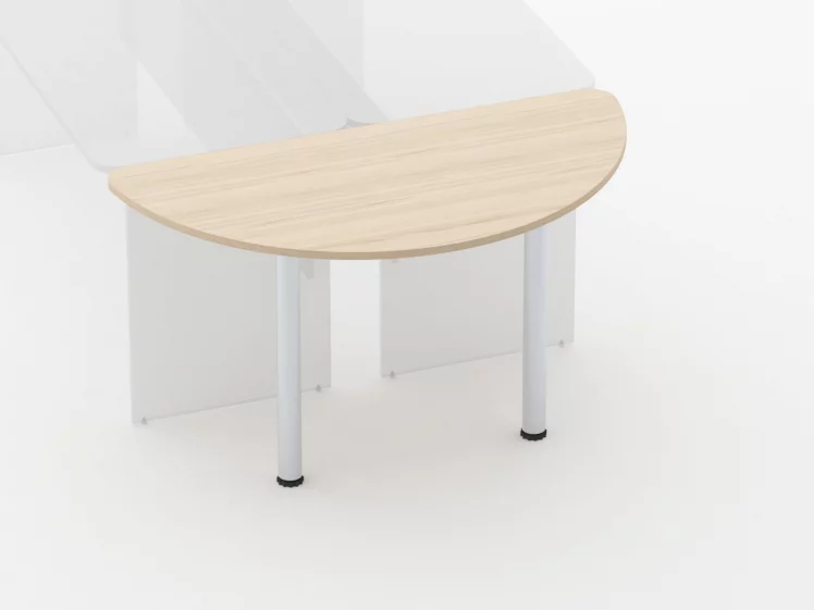 Приставка-полукруг для двух столов Глассй 2.18 Венге / Glassy_1