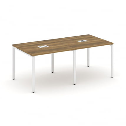 Стол переговорный (2 столешницы) CОНCЕПТ CН.ПРГ-021 Сандал Янтарный Белый / CONCEPT CN.PRG-021_0