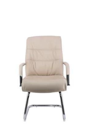 Кресло для посетителей Бонд CФ экокожа Бежевый / Bond CF_2