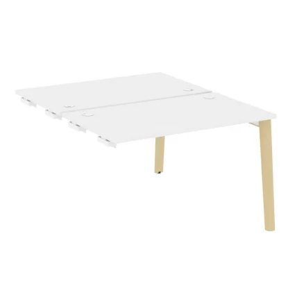 Стол-приставка двойной к опорным элементам ОНИКС ВООД ОВ.Д.СПР-2.7 Белый Бриллиант/Светлый / ONIX WOOD OW.D.SPR-2.7_0