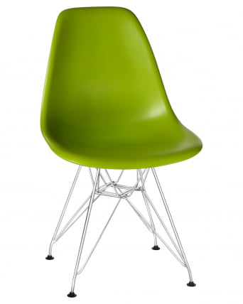 Стул обеденный ДОБРИН ДСР ножки хром Салатовый Г-08 / DOBRIN DSR G-08_0