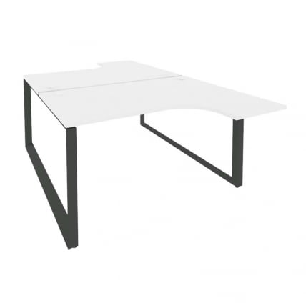 Рабочая станция на О-образном м/к ОНИКС О.МО-Д.СА-3 Белый Бриллиант/Антрацит / ONIX O.MO-D.SA-3_0