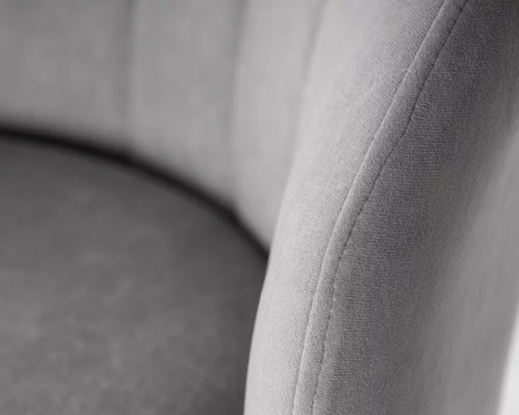 Стул обеденный ДОБРИН НАОМИ (ЭМАЛЬ ЧЕРНЫЙ МУАР велюр Катаниа Смоке) / DOBRIN NAOMI Catania Smoke)_7