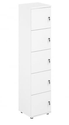 Локер 5 ячеек Сигма SG.818.WH.WH Белый / Sigma_0