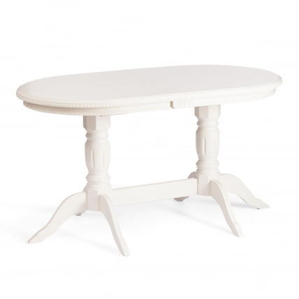 Стол CОППОЛА бук, мдф, 140+40кс80кс77см, Иворй вхите / COPPOLA 140+40x80x77см, Ivory white_0