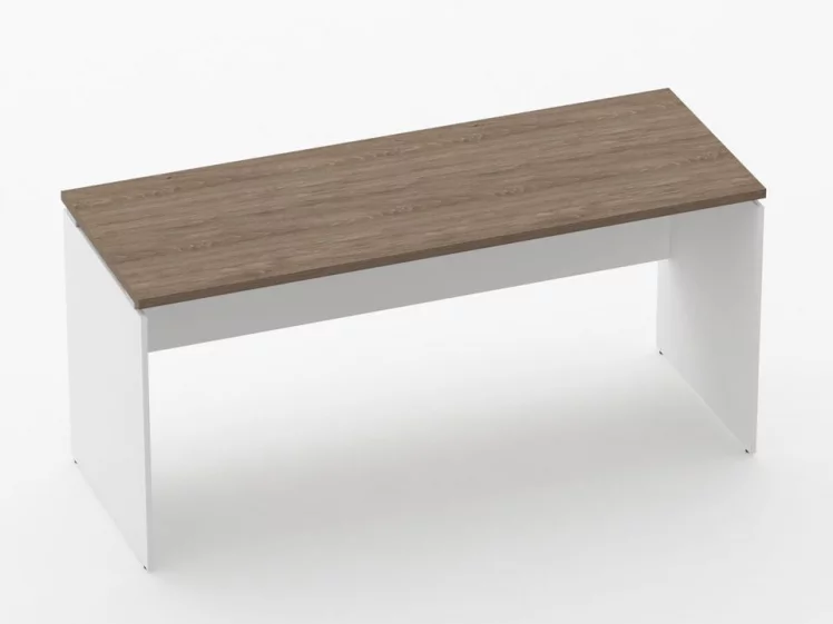 Стол прямой Дека ЛДСП каркас 75.06.16 Дуб Верцаска/Белый / Deka_0