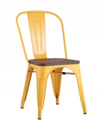 Стул Толикс Воод 850 Желтый / Tolix Wood_0