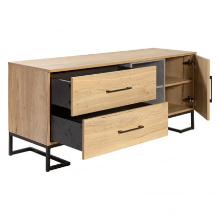 ТВ-тумба Лофт (ТВ) Дуб натур/Бетон / Loft_4