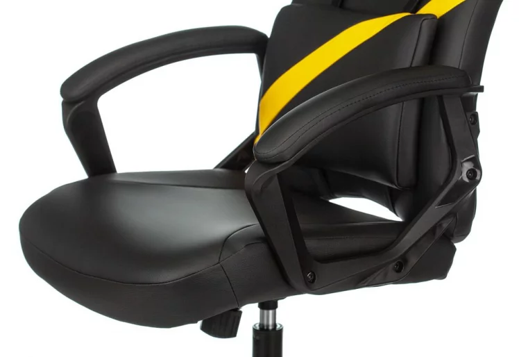 Геймерское кресло Бюрократ ЗОМБИЕ ДРИВЕР Черный-желтый / ZOMBIE DRIVER_6