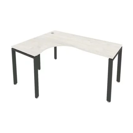 Стол письменный МЕТАЛ СЙСТЕМ БП.СА-4 Л Наварра/Антрацит / METAL SYSTEM_0