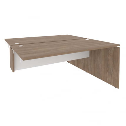 Стол-приставка двойной к опорным элементам ОНИКС О.Д.СПР-4.8 Дуб Аризона/Белый / ONIX O.D.SPR-4.8_0