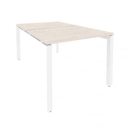 Рабочая станция на П-образном м/к ОНИКС О.МП-Д.РС-2.1.8 Денвер Светлый/Белый / ONIX O.MP-D.RS-2.1.8_0