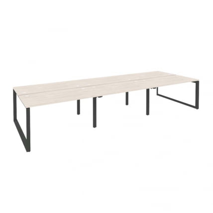 Рабочая станция на О-образном м/к ОНИКС О.МО-Д.РС-6.3.7 Денвер Светлый/Антрацит / ONIX O.MO-D.RS-6.3.7_0