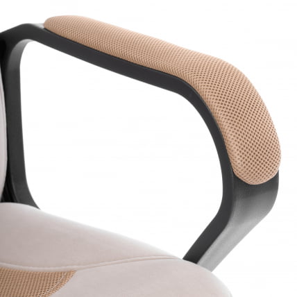 Кресло ПАРМА (22) велюр/ткань, бежевый/бронза, 7/ТВ-21 / PARMA 7/TW-21_7