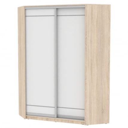 Шкаф-купе ЙА-198х1250-1(ДСС-Белый-Д1Д1) / YA-198х1250-1(ДСС-Белый-D1D1)_0