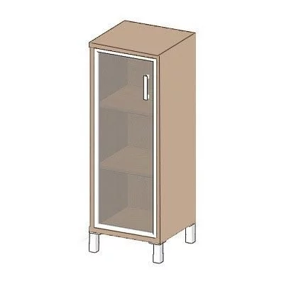 Стеллаж стекло тонированное В421.7 Р Дуб девон / R_0