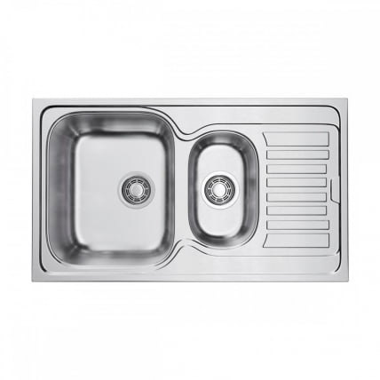 Мойка Омоикири Кашиогава 86-2-Ин Нерж.Сталь/Нержавеющая Сталь / Omoikiri Kashiogawa 86-2-In_0