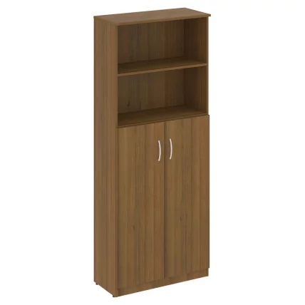 Шкаф высокий широкий (2 средние двери ЛДСП) НОВА С В.СТ-1.6 Орех Гварнери / NOVA S_0