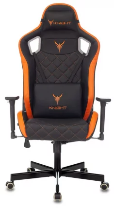 Геймерское кресло КНИГХТ ОУТРИДЕР Блаcк-Оранге / KNIGHT OUTRIDER Black-Orange_1