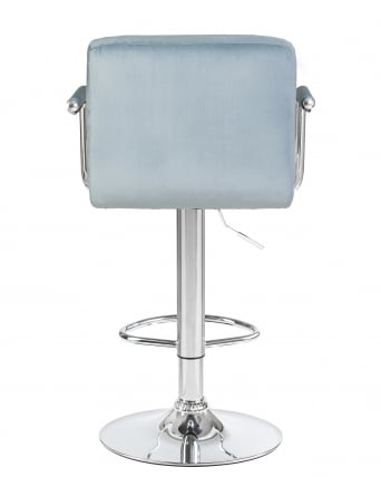 Стул барный ДОБРИН КРУГЕР АРМ Пудрово-голубой велюр МДЖ9-74 / DOBRIN KRUGER ARM MJ9-74_4