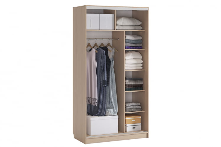Шкаф-купе Рио 7-600 07 СК-04Р18 дуб млечный / SK-04R18_1