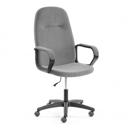 Кресло ЛЕАДЕР (22) велюр, серый, 29 / LEADER_0