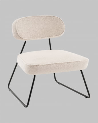 Кресло Кате нев ткань букле бежевый / Kate new_1