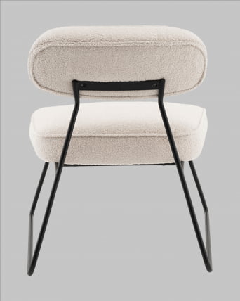 Кресло Кате нев ткань букле бежевый / Kate new_4