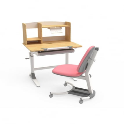 Стол письменный детский с регулировкой высоты и полками ЕУРЕКА ЕCД-КСЙЛ-80 / EUREKA ECD-XYL-80_5