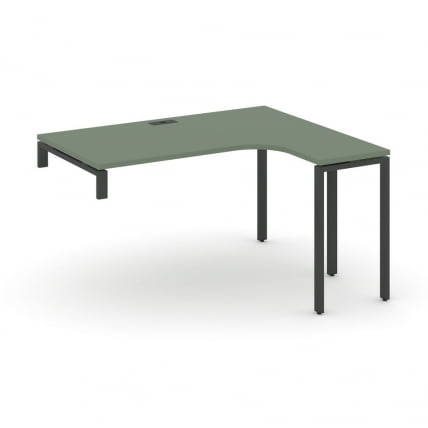 Стол-надставка на опорную тумбу (правый) CОНCЕПТ CН.ОСАН-004(Р) Кобо Черный / CONCEPT CN.OSAN-004(R)_0