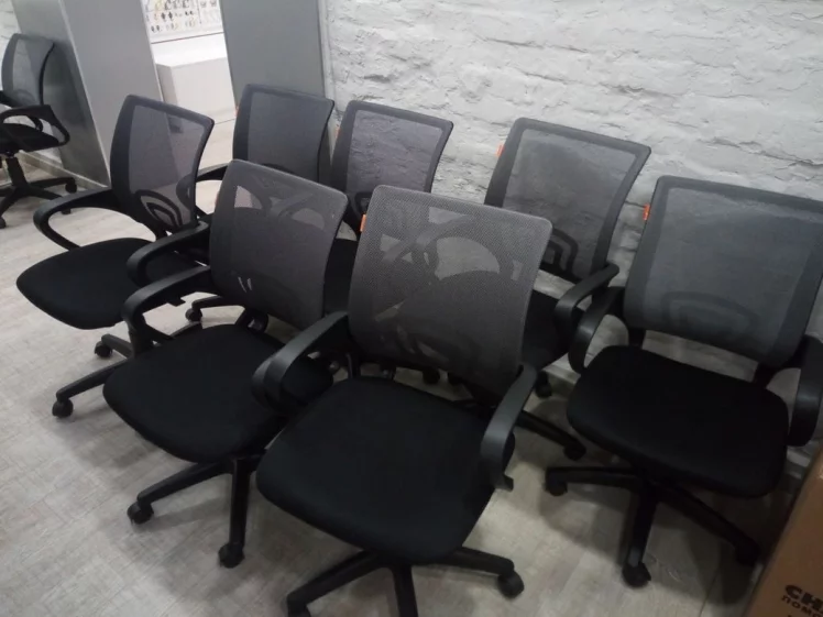 Кресло оператора CХАИРМАН 696 Черный пластик (блаcк) серый / CHAIRMAN (black)_9