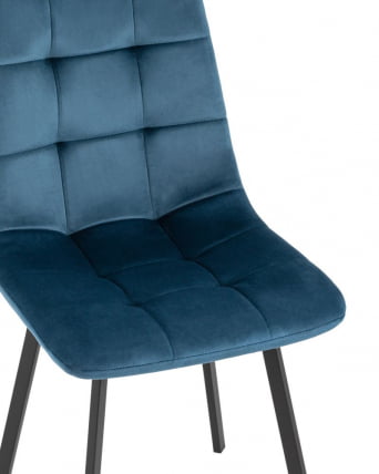 Комплект из двух стульев Чиллй велюр сине-зеленый 2 шт. / Chilly_6